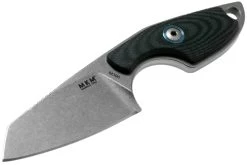 MKM Mikro 2 Wharncliffe, Stonewashed Black G10 Couteau De Cou, Jesper Voxnaes Design -Couteaux Promotion Boutique MMK MR02 GBK 03 mkm knives