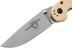 Ontario RAT-2 D2 Desert Tan, Plain Edge Satin, 8828DT -Couteaux Promotion Boutique OKC8828DT 03 ontario