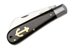 Otter Anchor Knife 173 R.m.L. Large Stainless, Grenadilla, Brass Anchor, Couteau De Poche -Couteaux Promotion Boutique OR173RML 04 otter