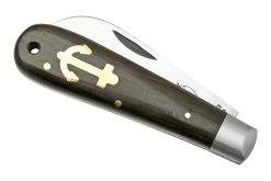 Otter Anchor Knife 174 R ML Small Stainless, Grenadilla Brass Anchor, Couteau De Poche -Couteaux Promotion Boutique OR174RML 06 otter