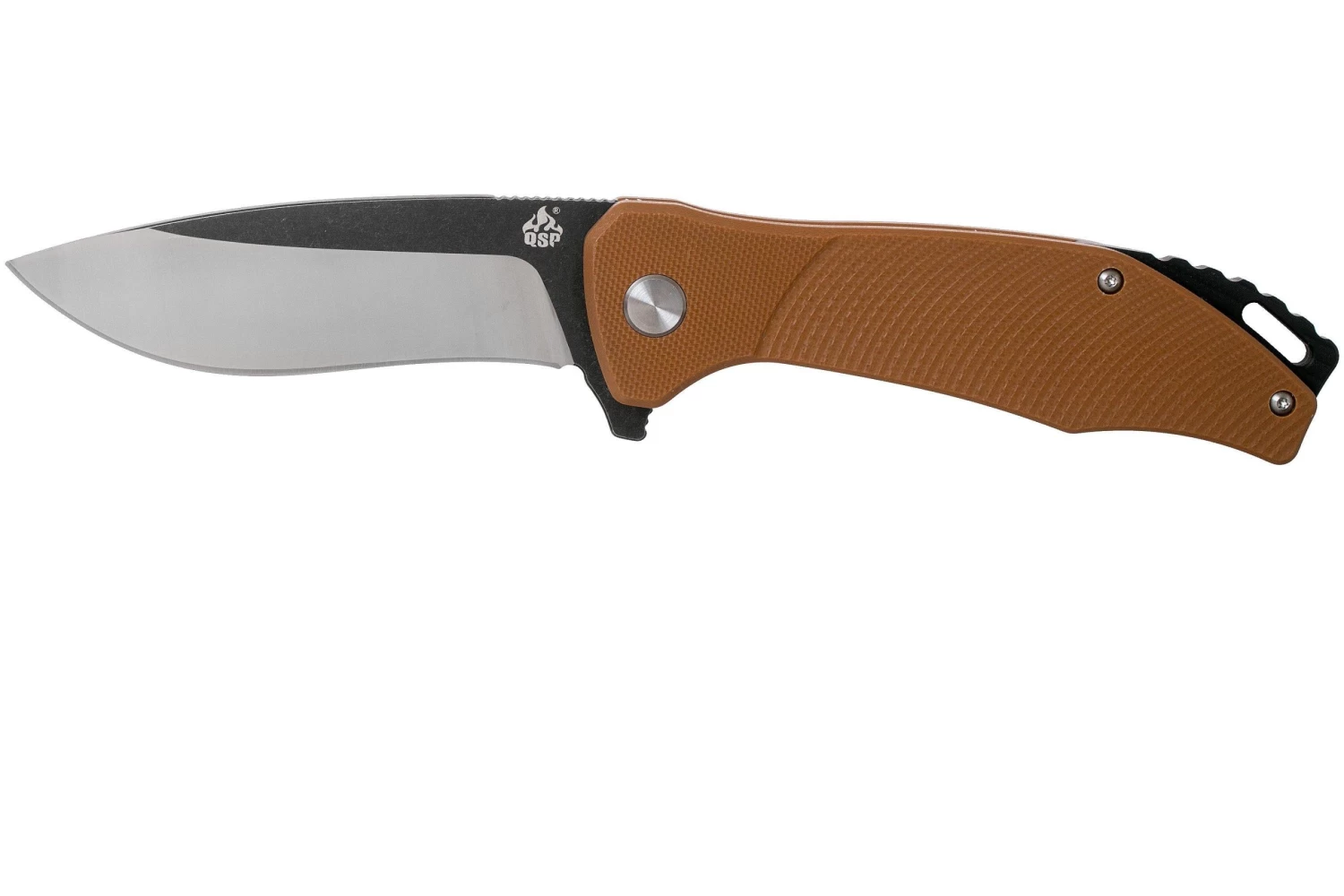 QSP Knife Raven QS122-A Brown G10 Couteau De Poche 1 QSP Knife Raven QS122-A Brown G10 Couteau De Poche