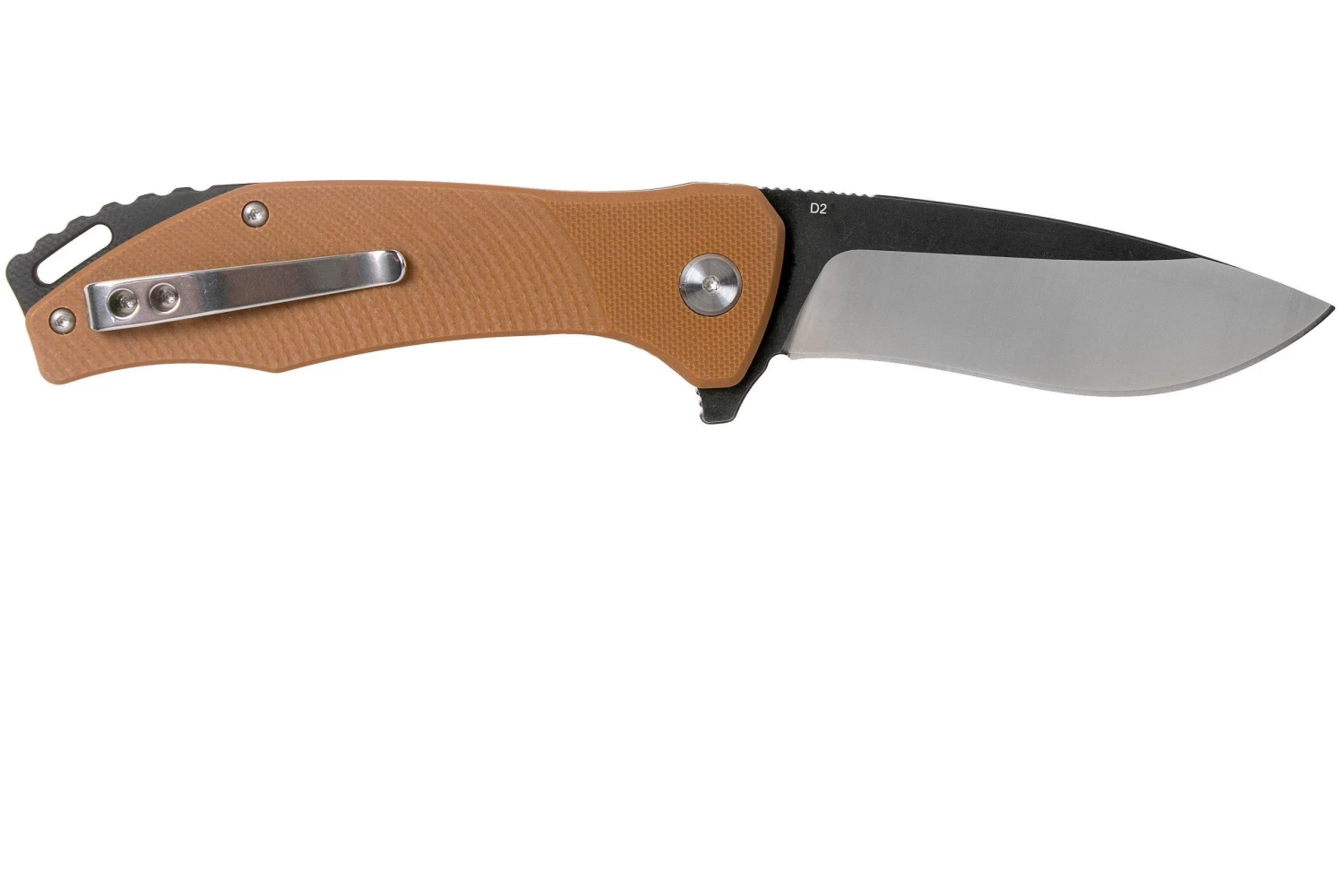 QSP Knife Raven QS122-A Brown G10 Couteau De Poche 2 QSP Knife Raven QS122-A Brown G10 Couteau De Poche – Image 2