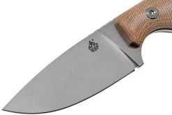 QSP Knife Workaholic QS124-A SK03 Brown Micarta Couteau Fixe -Couteaux Promotion Boutique QS124 A 03 qsp