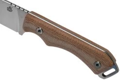QSP Knife Workaholic QS124-A SK03 Brown Micarta Couteau Fixe -Couteaux Promotion Boutique QS124 A 05 qsp