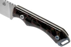 QSP Knife Workaholic QS124-C SK03 Raffir Noble Bronze Moon Couteau Fixe -Couteaux Promotion Boutique QS124 C 05 qsp