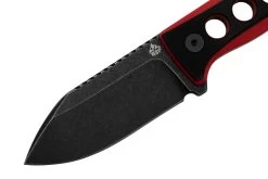 QSP Knife Canary QS141-B2 Blackwashed, Black Red G10, Couteau De Cou -Couteaux Promotion Boutique QS141 B2 03 qsp