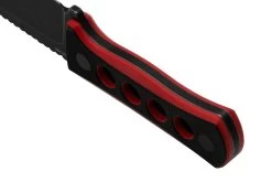 QSP Knife Canary QS141-B2 Blackwashed, Black Red G10, Couteau De Cou -Couteaux Promotion Boutique QS141 B2 04 qsp