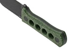 QSP Knife Canary QS141-C2 Blackwashed, Black Green G10, Couteau De Cou -Couteaux Promotion Boutique QS141 C2 04 qsp
