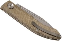 Real Steel Stella Green Canvas Micarta 7057 Knivesandtools Exclusive Couteau De Poche, Poltergeist Design -Couteaux Promotion Boutique RL7057 04 real steel