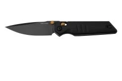 Real Steel Sacra, 7711BB Black G10, Blackwashed K110 Couteau De Poche