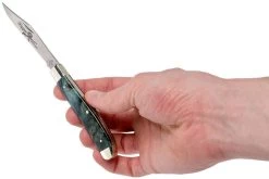 Robert Klaas US Trapper 95mm Blue Poplar Burl 412-1-2MAP-BL-TRS Couteau -Couteaux Promotion Boutique RS412 1 2MAP BL TRS 07 robert klaas rs412 1 2map bl trs 07