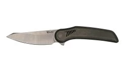 Reate Gents 9 Dark Bead Blast Titanium, M390, GTS-DBB Couteau De Poche