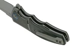 Reate Mini Crossroads M390, Black Micarta MCR-BLM Couteau De Poche, Kirby Lambert Design -Couteaux Promotion Boutique RT MCR BLM 06 reate