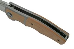 Reate Mini Crossroads M390, White Micarta MCR-WHM Couteau De Poche, Kirby Lambert Design -Couteaux Promotion Boutique RT MCR WHM 06 reate