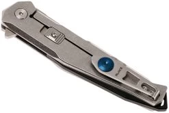 Ruike P108-SF Blue Couteau De Poche, Stonewashed Frame -Couteaux Promotion Boutique RUP108 SF 04 ruike knives rup108 sf 04