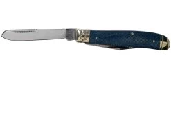 Rough Ryder Mini Trapper Denim RR2187 Carbon Couteau De Poche Slipjoint -Couteaux Promotion Boutique RY2187 03 rough ryder