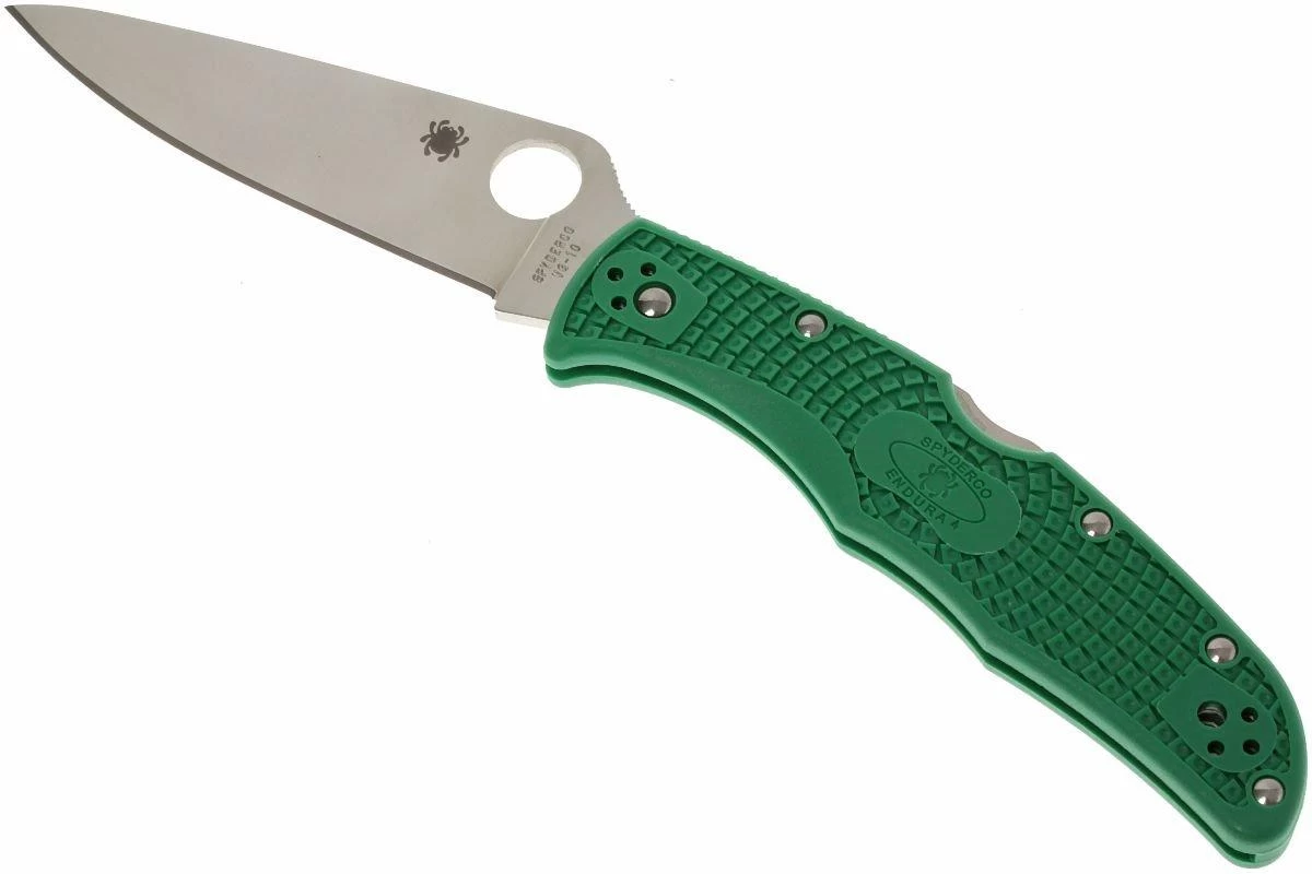 Spyderco Endura 4 Green C10FPGR Couteau De Poche 2 Spyderco Endura 4 Green C10FPGR Couteau De Poche – Image 2