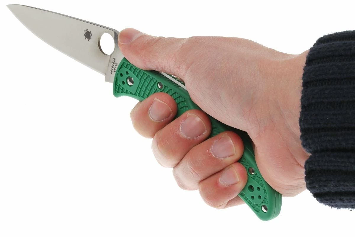 Spyderco Endura 4 Green C10FPGR Couteau De Poche 7 Spyderco Endura 4 Green C10FPGR Couteau De Poche – Image 7