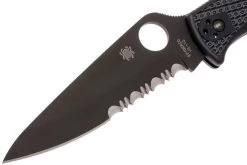 Spyderco Endura 4 Black C10PSBBK Partly Serrated Couteau De Poche 10 Spyderco Endura 4 Black C10PSBBK Partly Serrated Couteau De Poche -Couteaux Promotion Boutique SPC10PSBBK 03 spyderco endura 4 spc10psbbk 03