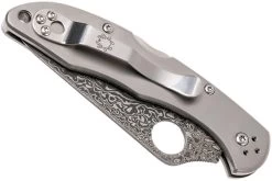 Spyderco Delica 4 Titanium Damascus C11TIPD Couteau De Poche 12 Spyderco Delica 4 Titanium Damascus C11TIPD Couteau De Poche -Couteaux Promotion Boutique SPC11TIPD 04 spyderco spc11tipd 04