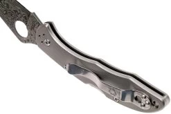 Spyderco Delica 4 Titanium Damascus C11TIPD Couteau De Poche 13 Spyderco Delica 4 Titanium Damascus C11TIPD Couteau De Poche -Couteaux Promotion Boutique SPC11TIPD 05 spyderco spc11tipd 05