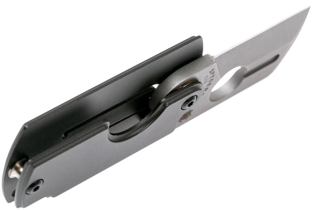 Spyderco Dogtag Grey C188ALP Gen4 Couteau De Poche, Serge Panchenko Design 6 Spyderco Dogtag Grey C188ALP Gen4 Couteau De Poche, Serge Panchenko Design – Image 6