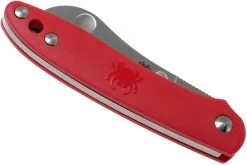Spyderco Roadie C189PRD Red Couteau De Poche -Couteaux Promotion Boutique SPC189PRD 04 spyderco