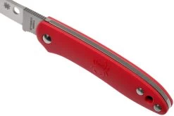 Spyderco Roadie C189PRD Red Couteau De Poche -Couteaux Promotion Boutique SPC189PRD 06 spyderco