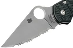 Spyderco Para 3 Lightweight C223PBK Serrated FRN CTS-BD1N Couteau De Poche -Couteaux Promotion Boutique SPC223SBK 03 benchmade