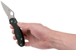 Spyderco Para 3 Lightweight C223PBK Serrated FRN CTS-BD1N Couteau De Poche -Couteaux Promotion Boutique SPC223SBK 08 benchmade