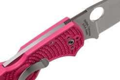Spyderco Native 5 C41PPN5 Pink Heals Couteau De Poche -Couteaux Promotion Boutique SPC41PPN5 06 spyderco