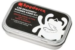 Spyderco Wooden Kit Dragonfly C28 WDKIT1 Couteau De Poche En Bois -Couteaux Promotion Boutique SPWDKIT1 04 spyderco spwdkit1 04
