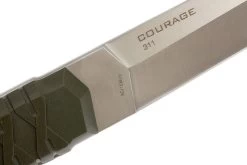 Steel Will Courage 311 Couteau Fixe, Vert -Couteaux Promotion Boutique SWK 311 04 steel will swk 311 04