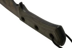 TRC Knives Apocalypse Apo Finish Elmax Green Canvas Micarta, Couteau De Survie -Couteaux Promotion Boutique TI AP AP MICGN 04 trc