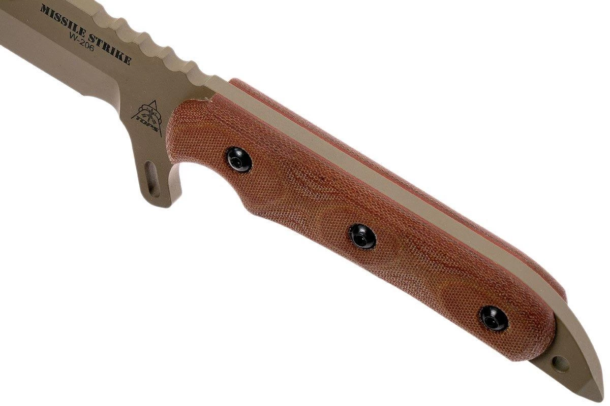 TOPS Knives TOPS Missile Strike MISS-01 Couteau Fixe, Kelly McCulley Design 5 TOPS Knives TOPS Missile Strike MISS-01 Couteau Fixe, Kelly McCulley Design – Image 5