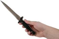 Spartan Blades George V14 Dagger Flat Dark Earth Blade, Black Handle, Dague -Couteaux Promotion Boutique USSB27DEBKKYBK 06 spartan blades