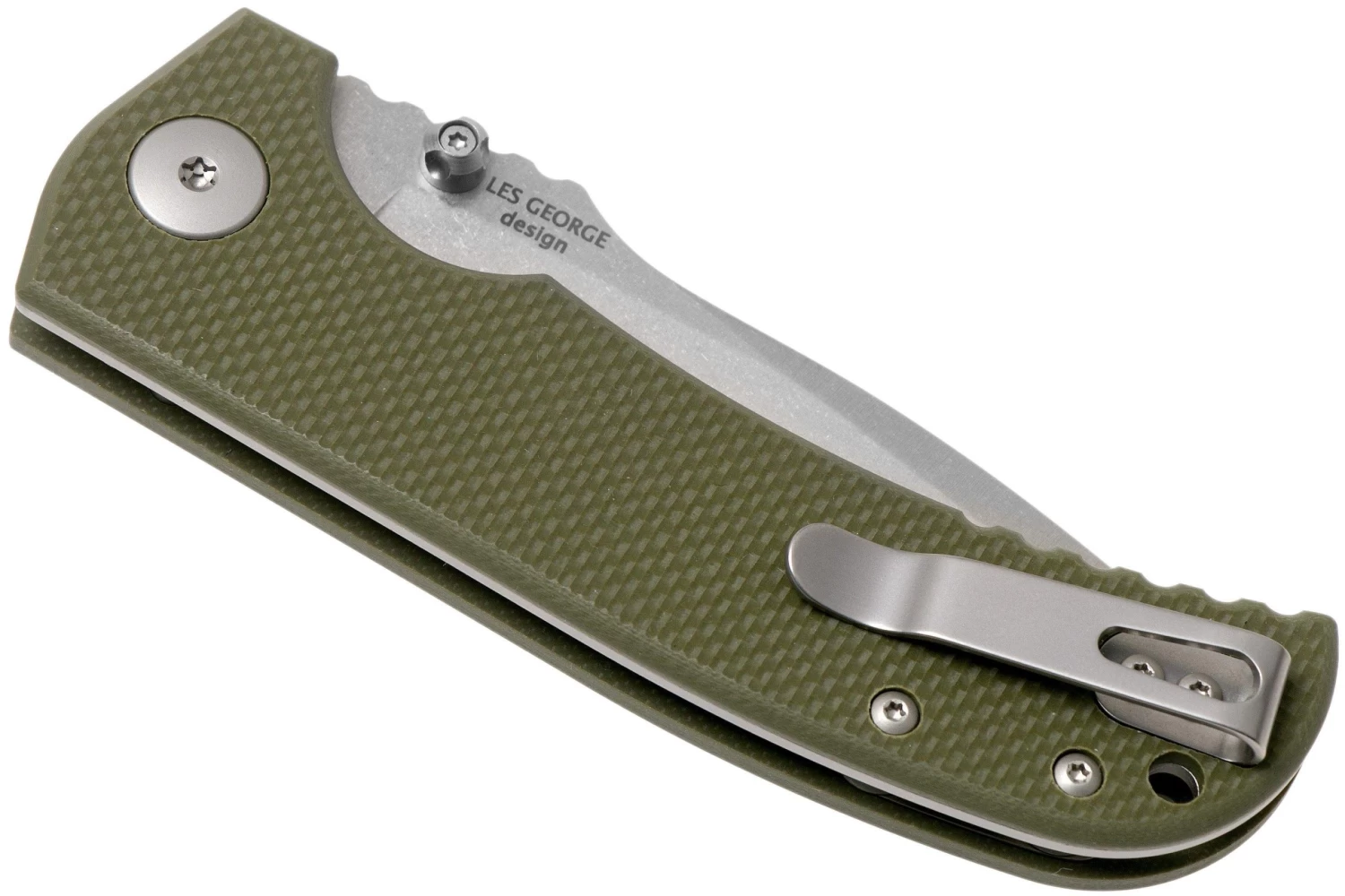 Spartan Blades Astor SFBL8GR Green G10 Couteau De Poche, Les George Design 4 Spartan Blades Astor SFBL8GR Green G10 Couteau De Poche, Les George Design – Image 4