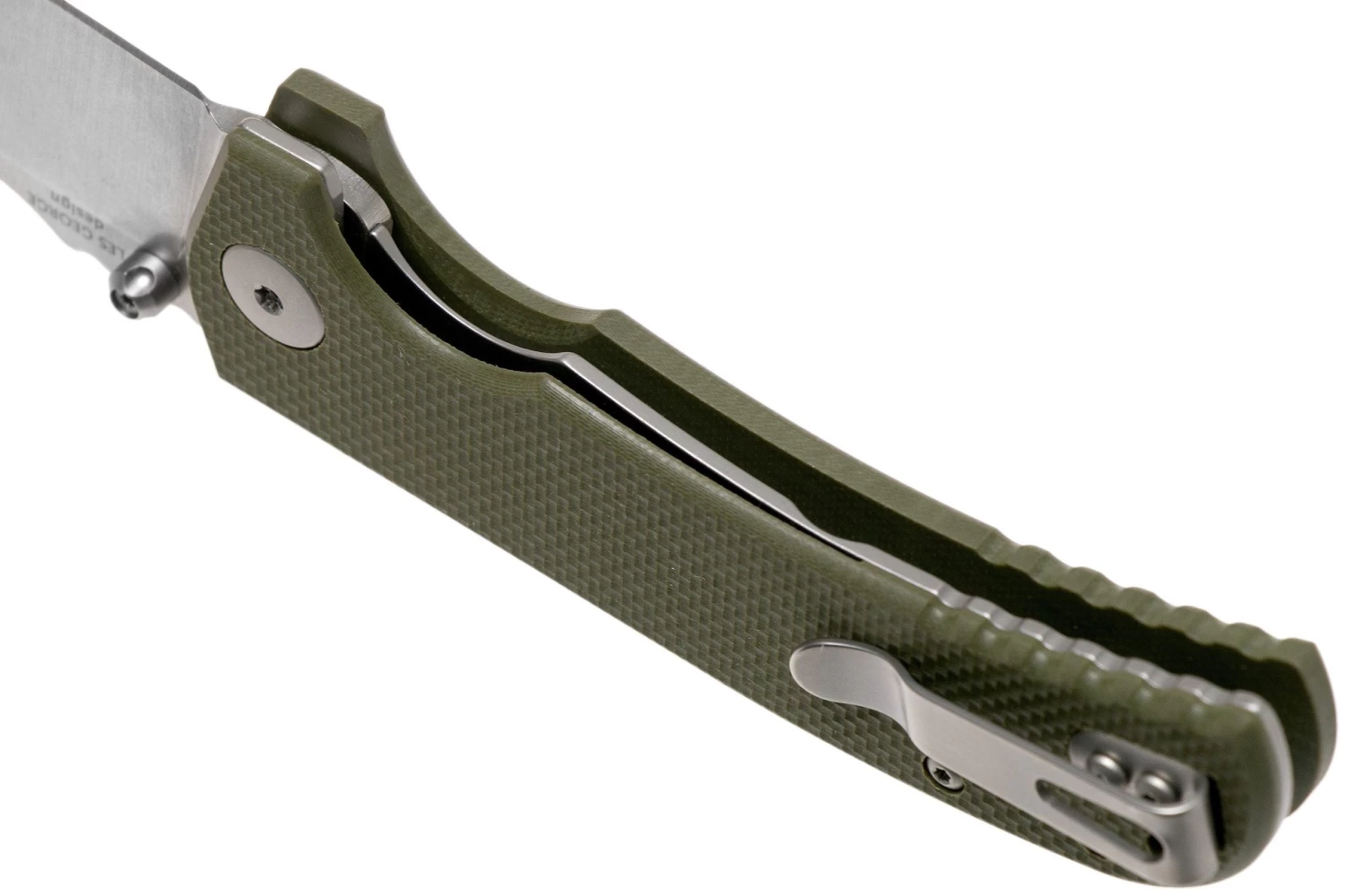 Spartan Blades Astor SFBL8GR Green G10 Couteau De Poche, Les George Design 5 Spartan Blades Astor SFBL8GR Green G10 Couteau De Poche, Les George Design – Image 5