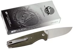 Viper Dan 1 5928GGR Green G10 N690, Drop-point -Couteaux Promotion Boutique VPV5928GGR 08 viper dan 1 vpv5928ggr 08