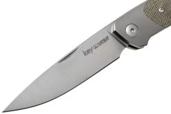 Viper Key V5978CV Bolster Green Canvas Micarta Couteau De Poche, Jesper Voxnaes Design -Couteaux Promotion Boutique VPV5978CV 03 viper