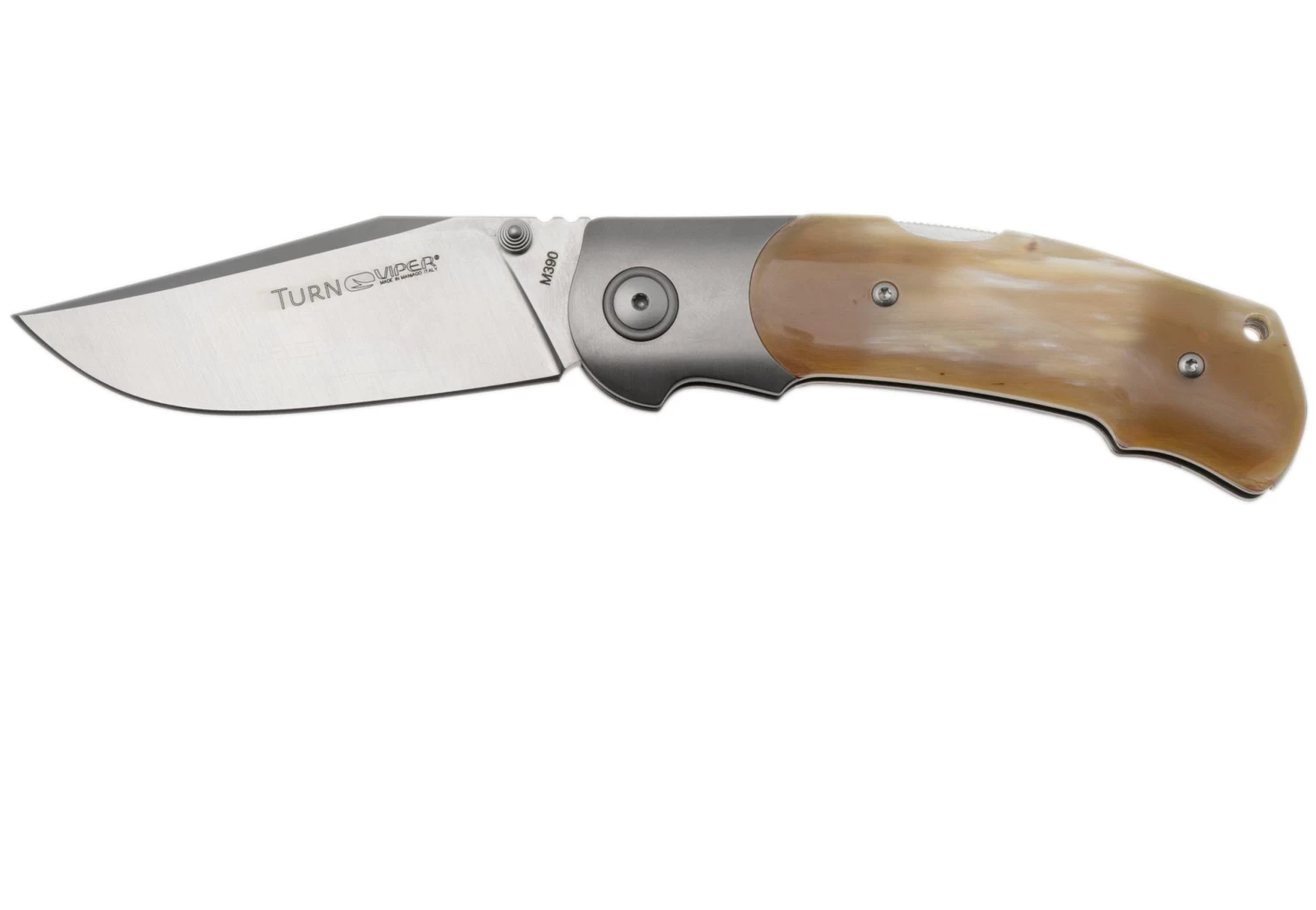 Viper Turn V5986MO Ram Horn Couteau De Poche, Fabrizio Silvestrelli Design 1 Viper Turn V5986MO Ram Horn Couteau De Poche, Fabrizio Silvestrelli Design