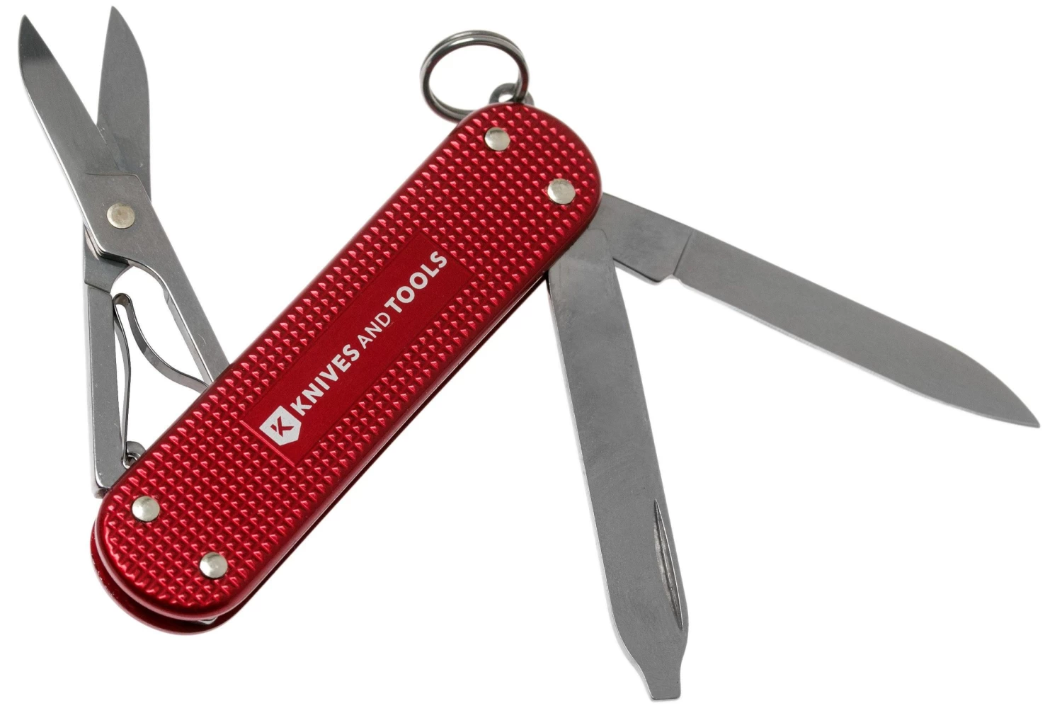 Victorinox Classic Alox Red 0.6221-20R4.KTE1 Knivesandtools Edition, Couteau Suisse 2 Victorinox Classic Alox Red 0.6221-20R4.KTE1 Knivesandtools Edition, Couteau Suisse – Image 2
