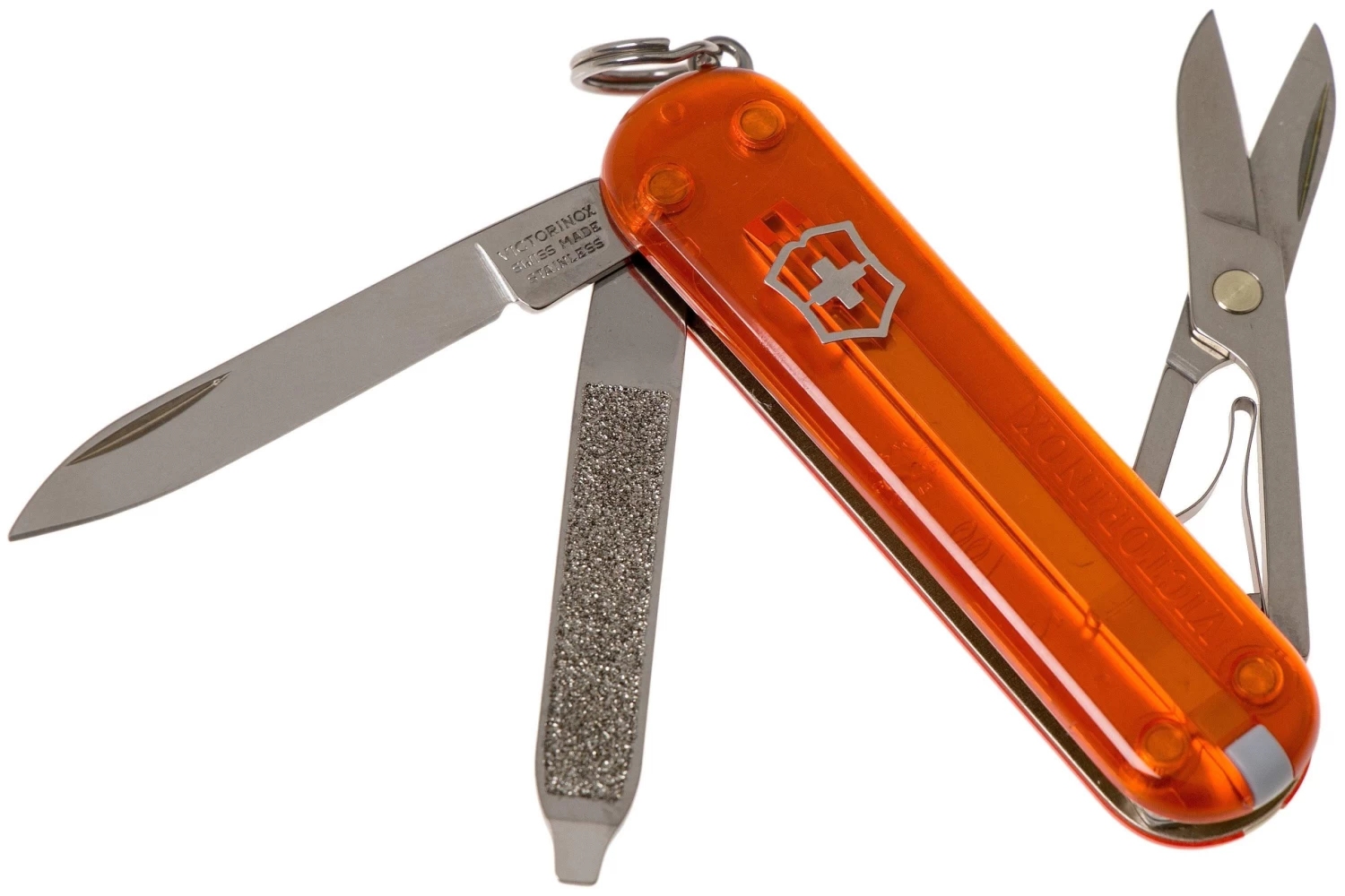 Victorinox Classic SD Translucent Colours, Fire Opal 0.6223.T82G Couteau Suisse 1 Victorinox Classic SD Translucent Colours, Fire Opal 0.6223.T82G Couteau Suisse