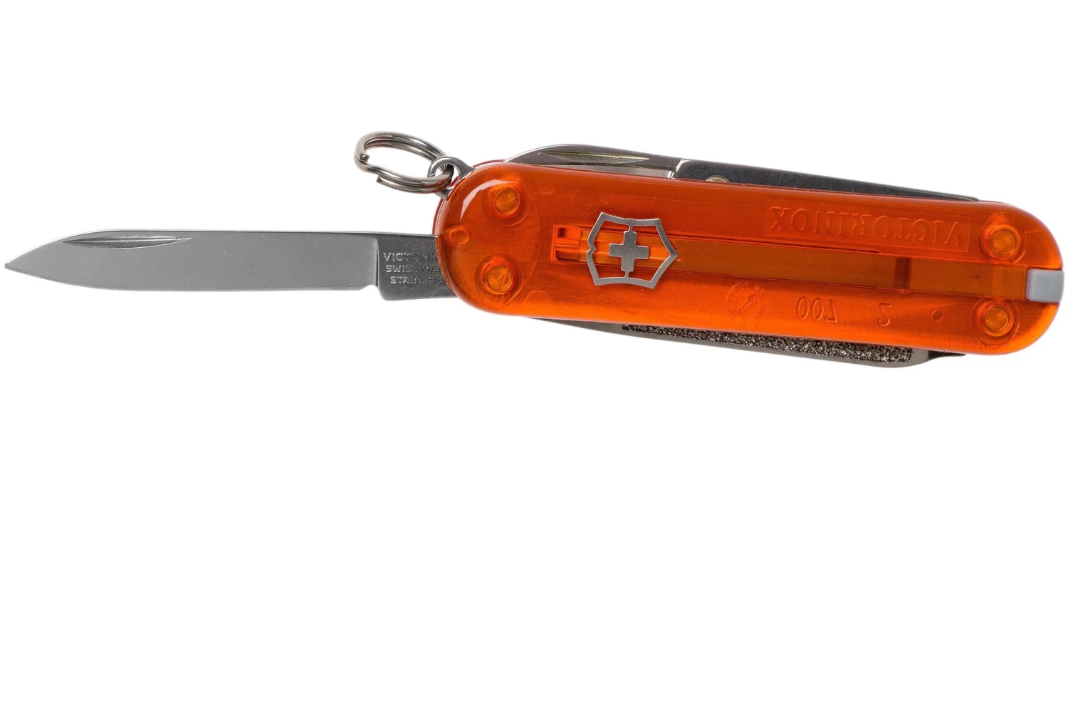 Victorinox Classic SD Translucent Colours, Fire Opal 0.6223.T82G Couteau Suisse 3 Victorinox Classic SD Translucent Colours, Fire Opal 0.6223.T82G Couteau Suisse – Image 3