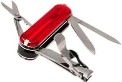 Victorinox Nail Clip 580, Couteau Suisse, Rouge Transparent -Couteaux Promotion Boutique VT0 6463 T 03 victorinox vt0 6463 t 03