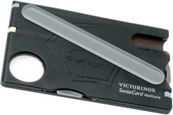 Victorinox SwissCard Nailcare Noir Transparent 0.7240.T3 -Couteaux Promotion Boutique VT0 7240 T3 03 victorinox
