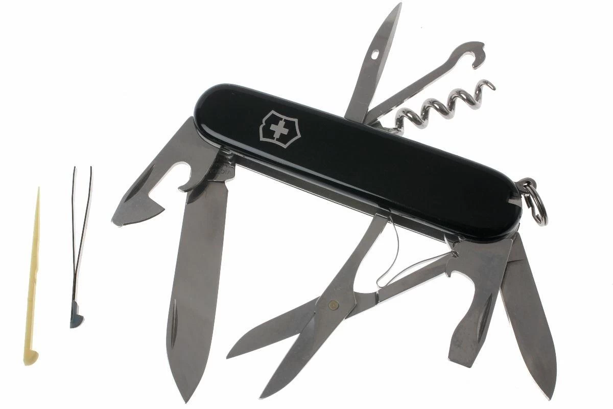 Victorinox Climber, Noir 1.3703.3, Couteau Suisse 1 Victorinox Climber, Noir 1.3703.3, Couteau Suisse
