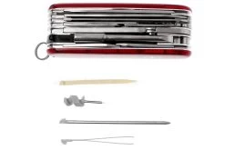 Victorinox CyberTool, Rouge Transparent 1.7775.T, Couteau Suisse Avec 41 Fonctions -Couteaux Promotion Boutique VT1 7775 T 05 victorinox vt1 7775 t cybertool 41 d5