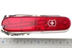 Victorinox CyberTool, Rouge Transparent 1.7775.T, Couteau Suisse Avec 41 Fonctions -Couteaux Promotion Boutique VT1 7775 T 08 victorinox vt1 7775 t cybertool 41 d8