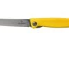 Victorinox SwissClassic Couteau à Légumes Pliant Dentelé Jaune, 6.7836.F8B